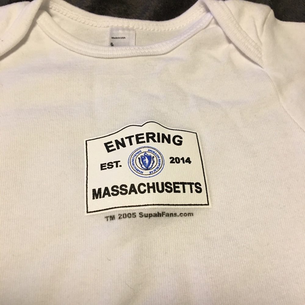 American Apparel Massachusetts 3-6 Months